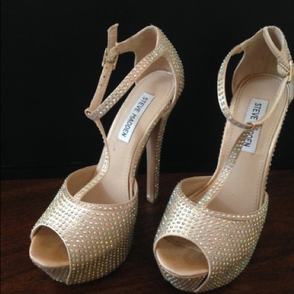 Steve Madden Champagne Angelina  Platform Sandal